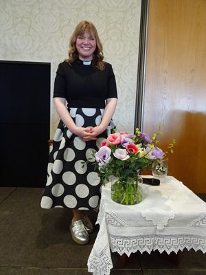Kate Bottley at the Staffordshire Federation of Women's Institutes Spring Event