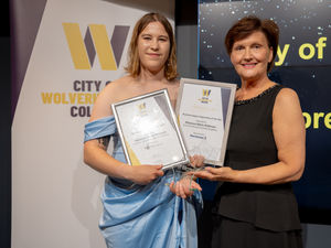 Supporting image for story: Ladder for the Black Country: Former apprentice scoops top award at college celebration