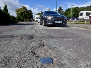 Supporting image for story: See the current state of 'Shrewsbury's worst road' as locals relieved resurfacing will begin
