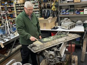 Supporting image for story: Restoration race on for world land speed record-breaker Sunbeam 1000hp after damage found in second engine