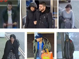 Supporting image for story: Police release images of 20 suspected Oswestry shoplifters