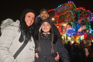  Natalina Fornataro with her daughter Valentina Sahota and friend Iqbal Sahota.