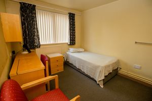 Inside one of the homes which will be refurbished 