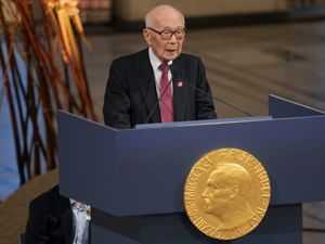 Supporting image for story: Japanese survivor of atomic bomb recalls horrors in Nobel Peace Prize speech