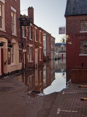 Flooding in Shrewsbury