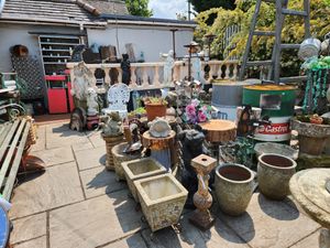 Lots of outside space with interesting and individual items for your garden too.