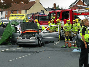 Supporting image for story: Five hurt as car and security van collide in Ludlow
