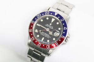 Rolex GMT Master wristwatches - the 'Pepsi' style