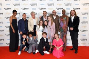 Meesha with the cast of Matilda