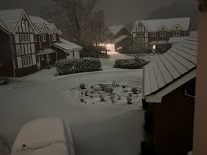 Snow has arrived in Chirk