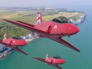 Supporting image for story: Next generation of Red Arrows jets could be assembled at Prestwick Airport