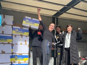Supporting image for story: Aldridge company sends first of three vans of supplies to worn-torn Ukraine
