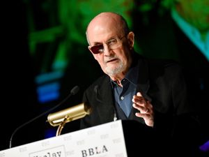 Supporting image for story: Salman Rushdie receives first-ever Lifetime Disturbing the Peace Award