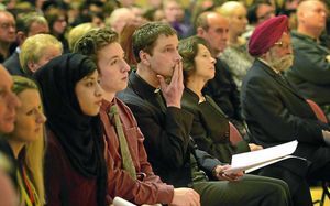 Members of the audience found the testimonies emotionally moving