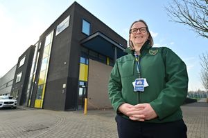 New Road Academy, Telford. With Principal, Andrea Bell