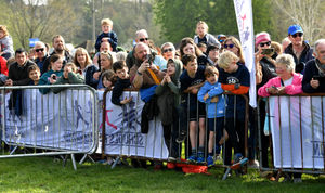 Hundreds of proud parents turned out to support the children as they completed their half marathon.