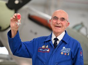 Supporting image for story: RAF Cosford Museum volunteer Roy presented with MBE for 50 years service