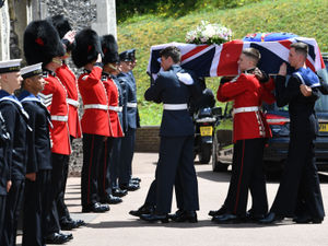 Supporting image for story: Telford soldier's key role as country says goodbye to Dame Vera Lynn