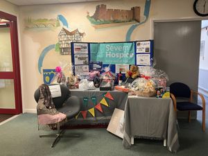 The raffle in the Roy Fletcher Centre lobby is open to the whole community.