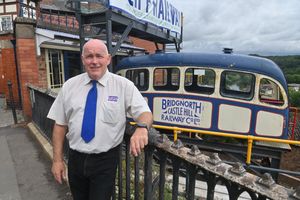 Tom Burgoyne, who works at Bridgnorth Cliff Railway. Photo: Steve Leath