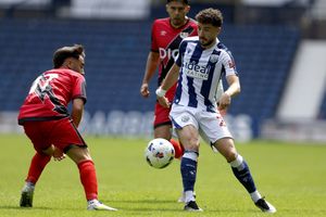 Mikey Johnston in action for West Brom against Rayo Vallecano (Photo by Adam Fradgley/West Bromwich Albion FC via Getty Images)
