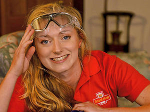 Supporting image for story: Postwoman swaps the sack for sharks to raise money for charity