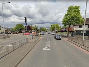 Supporting image for story: Woman taken to hospital after Oldbury car crash blocks road