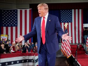 Supporting image for story: Trump calls judge ‘crooked’ after he was warned of jail if he violates gag order