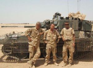 Andrew Radford in Afghanistan.