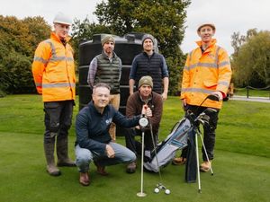 Supporting image for story: Golf club near Newport installs smart butts to save water and funds - and cut flood risk