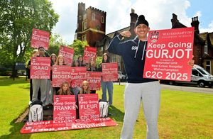 Wolverhampton Grammar School pupils ready to take on the 'Coast 2 Coast' challenge