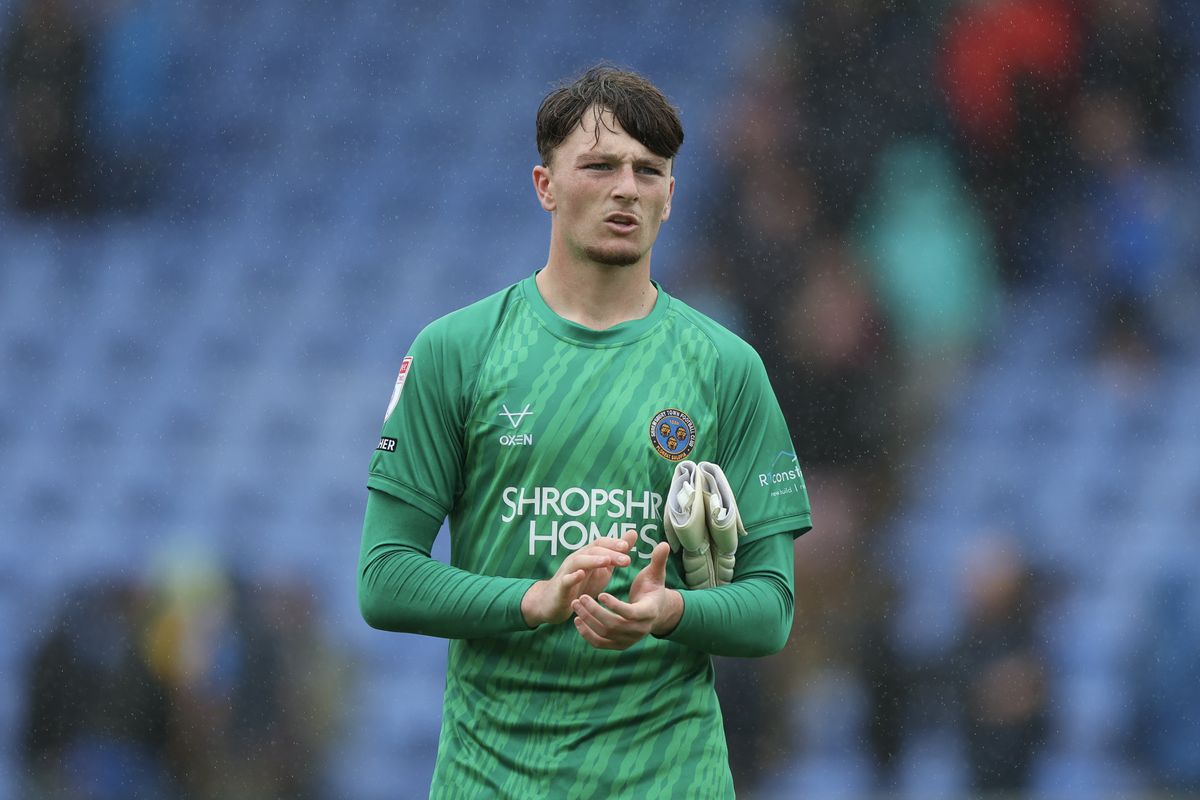19-year old Shrewsbury Town Elyh Harrison gets a chance to regain his place in goal this weekend against Barrow
