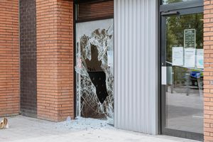 Shops in Hollinswood, Telford have been vandalised 