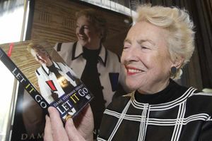 Dame Stephanie Shirley with her book, Let It Go