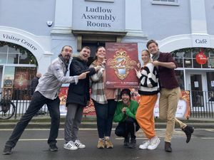 Supporting image for story: Panto performers are being put through their paces at rehearsals.... oh yes they are