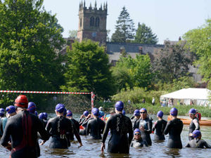 Supporting image for story: Video and pictures: Spectators flock to cheer on triathletes in Ellesmere
