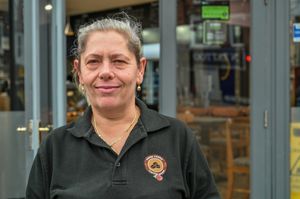 Suela Cangaj, owner of the Three Cooks Coffee Shop in Redditch.