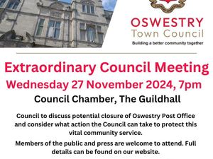 Supporting image for story: Council to hold open meeting to discuss potential closure of Oswestry Post Office
