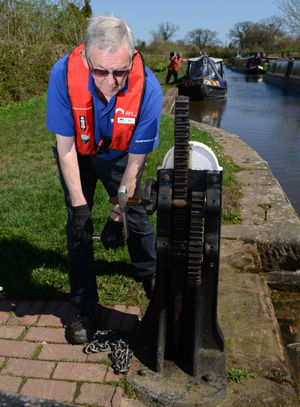 Chris Chambers, manager at Lower Frankton and Grindley Brook locks