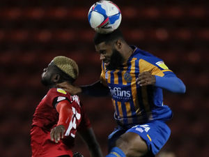 Supporting image for story: Ethan Ebanks-Landell to miss Shrewsbury Town's visit of Accrington Stanley after head injury