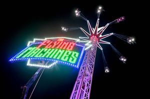 The funfair was a massive part of the fireworks event
