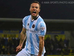 Supporting image for story: Town's Shaun Whalley is a man in a hurry