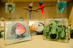 Coasters by artist Fran McCaskill 