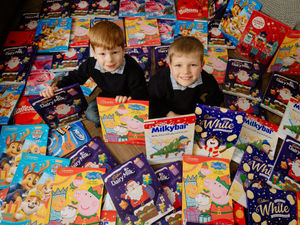 Supporting image for story: Market Drayton brothers' kind-hearted mission to spread Christmas cheer through advent calendars