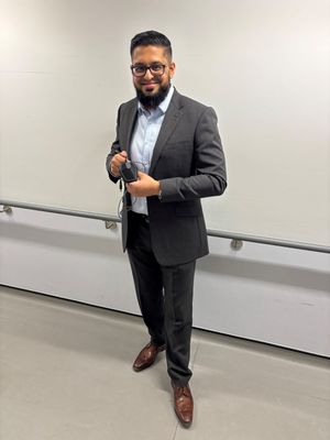 Dr Mohammed Jamil Aslam, Consultant in Emergency Medicine and the Trust’s Clinical Lead for Quality Improvement, is leading the pilot of Ambient Voice Technology