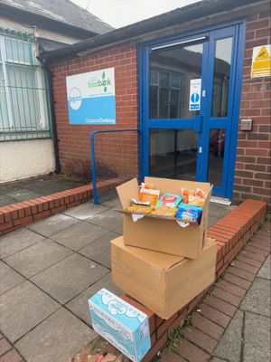 Specsavers Cannock donated 106 items to Cannock & District Foodbank