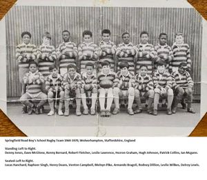 Updated article, full team players now identified in the rugby photo from 54 years ago.