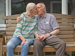 Supporting image for story: 'I was worried our time would run out': Couple in care homes kept apart for a year finally reunited