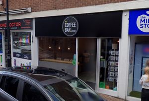 The Coffee Bar in Stafford town centre is up for lease for less than £30,000. Photo: Google Street Map