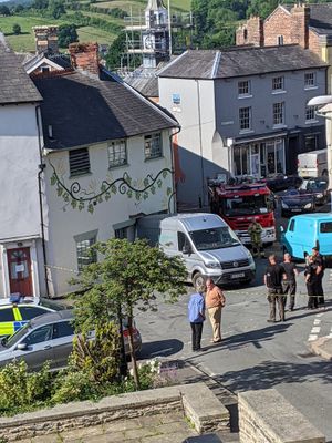 Emergency crews were called to the scene at around 8am. Photo: Keith Whiddon